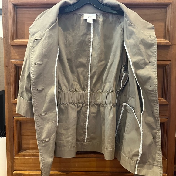 NWOT Ann Taylor Loft Button Down Tie Waist - Picture 7 of 11